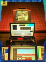 Control Room, while recording vocals
