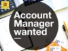 Searching for an Account and Sales Manager
