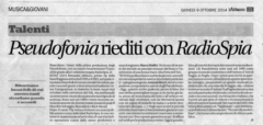 l'Attacco - 09/10/2014 - Pseudofonia riediti con RadioSpia