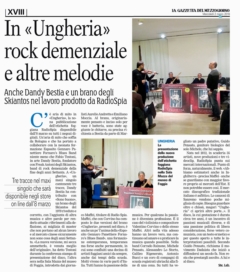 La Gazzetta del Mezzogiorno - 02/03/2016 - In Ungheria rock demenziale e altre melodie